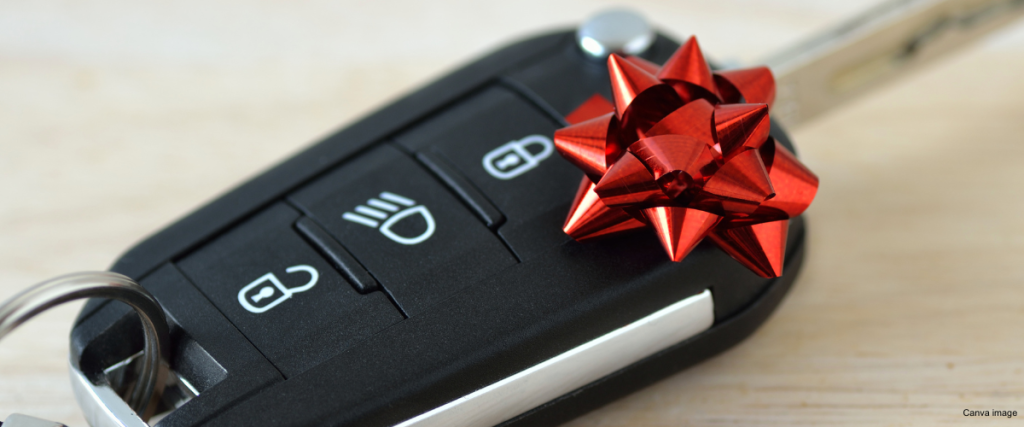 electric car christmas