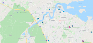 Map of charging points for electric car drivers in UK Zap-Map