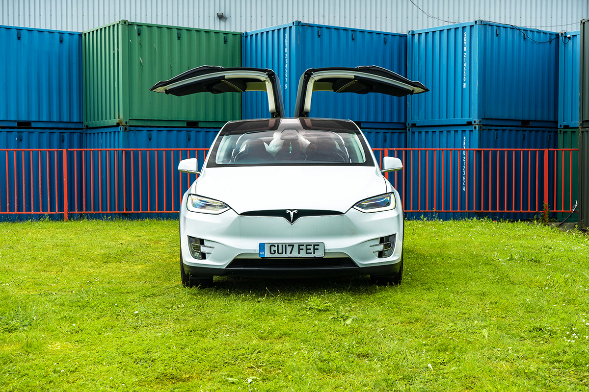 Tesla Model X Doors Open