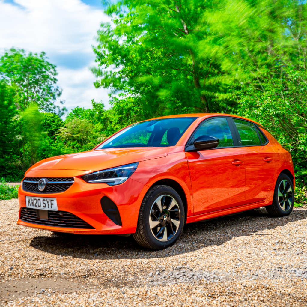 Rent an electric car: Vauxhall Corsa-e