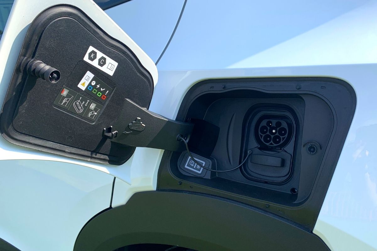 Vauxhall Mokka-e charging port