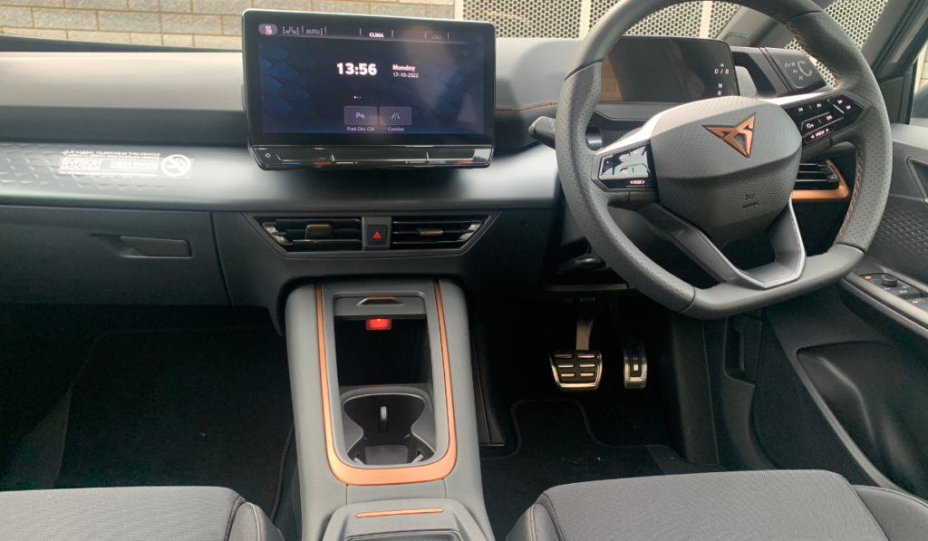 Cupra Born dashboard
