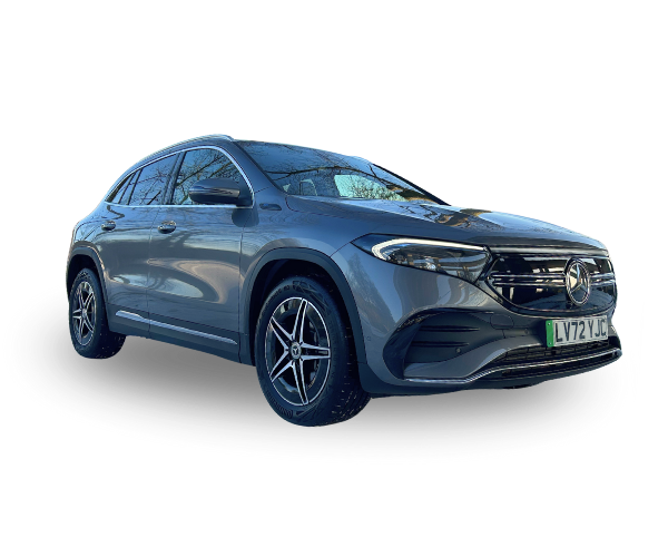Grey Mercedes EQA 300 electric SUV for hire from EVision Electric Vehicles