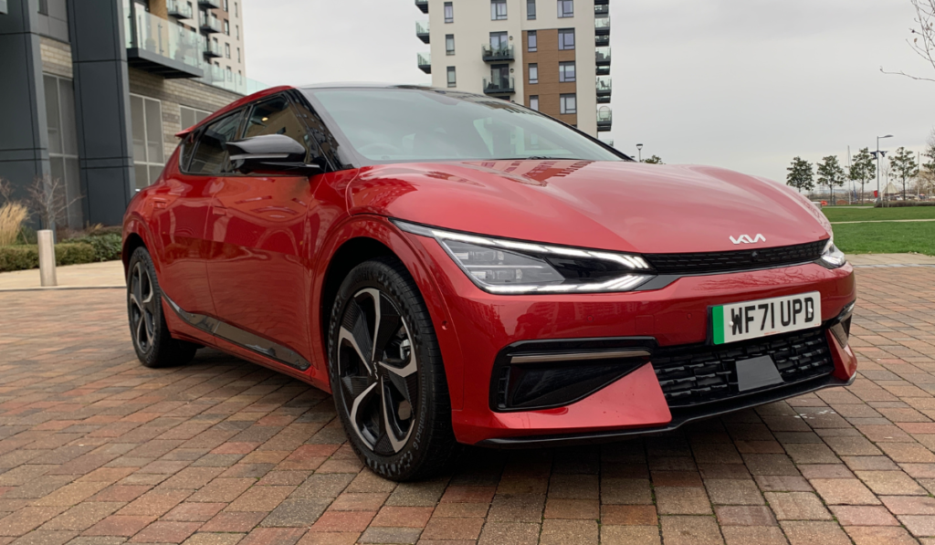 Red Kia EV6 GT Line S