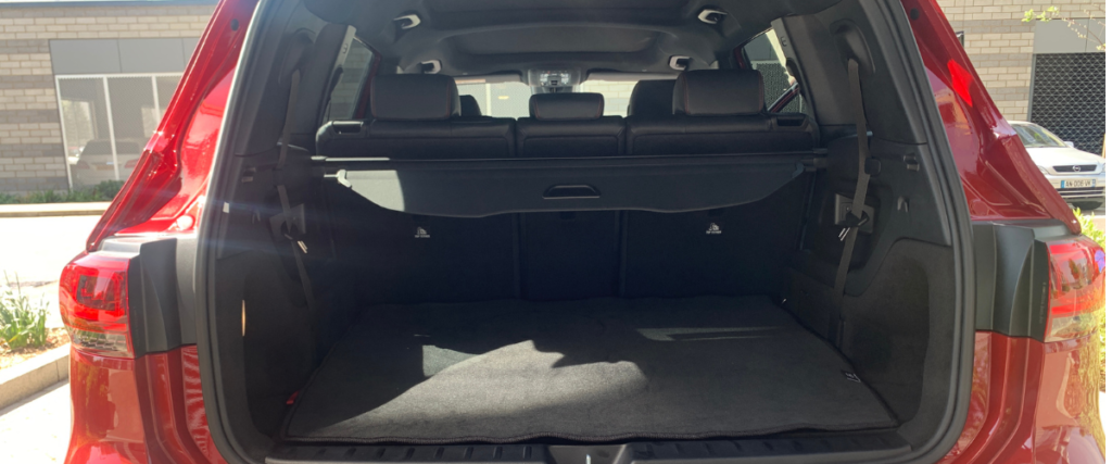 Open boot of Mercedes EQB
