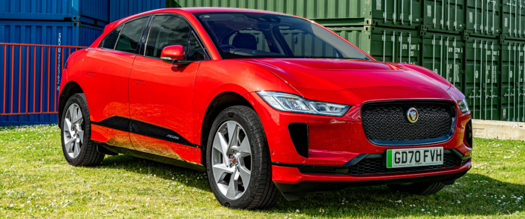 Red Jaguar I-Pace