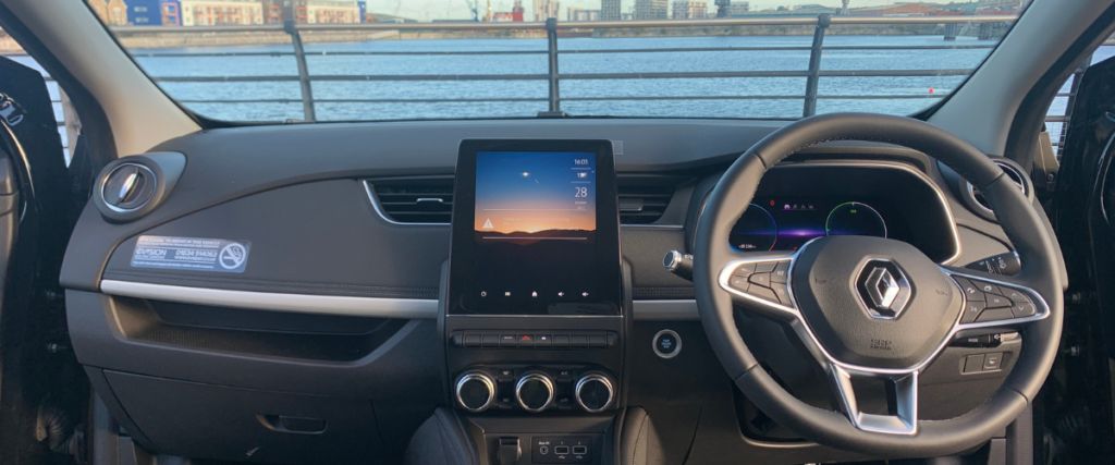 Dashboard of Renault Zoe