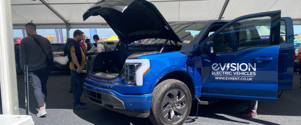 Open frunk on ford f150