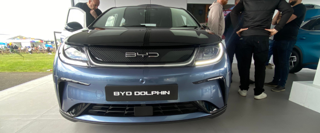 BYD Dolphin from the front