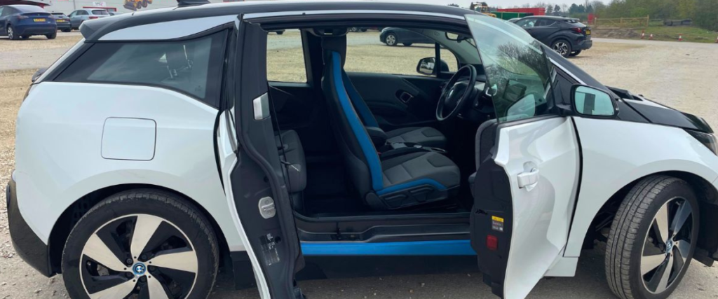 BMW i3 with doors open