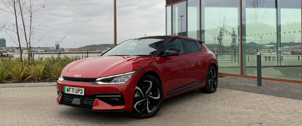 Red Kia EV6
