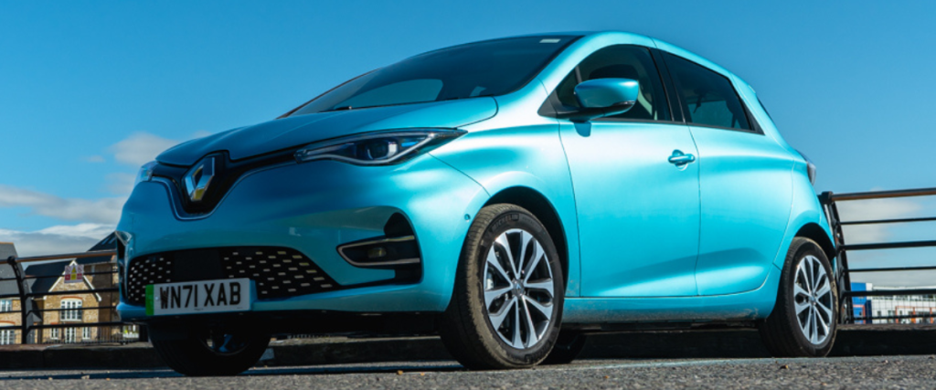 blue renault zoe