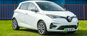 White renault zoe
