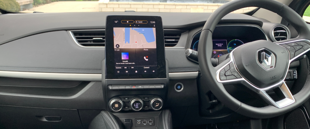 Dashboard of Renault Zoe