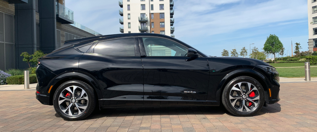 Black Ford Mustang Mach-e
