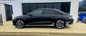 Hyundai Ioniq 6 side on shot