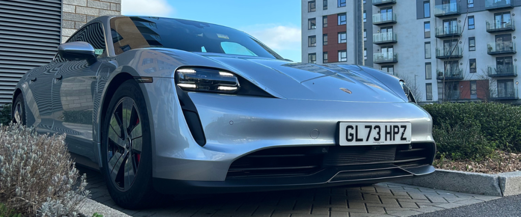 Porsche Taycan front