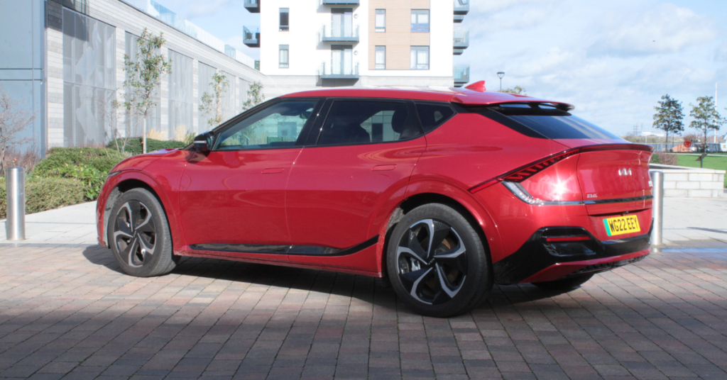 Kia EV6 back angle