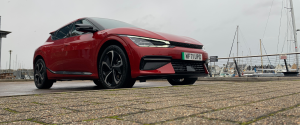 Kia EV6 low angle shot
