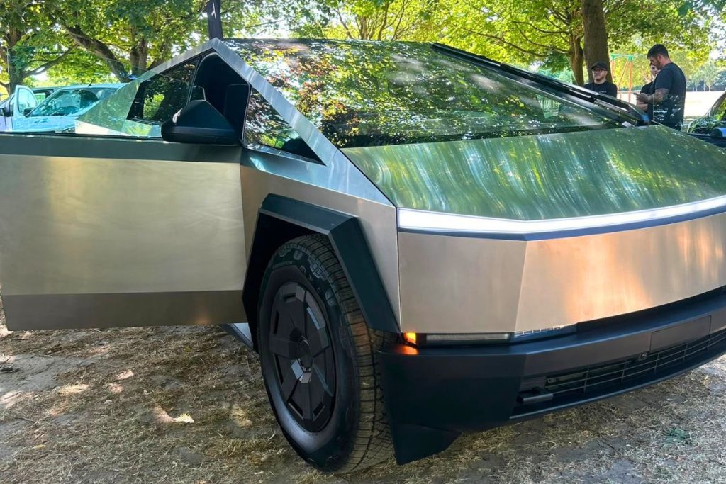 Go Green Day event - Tesla Cybertruck