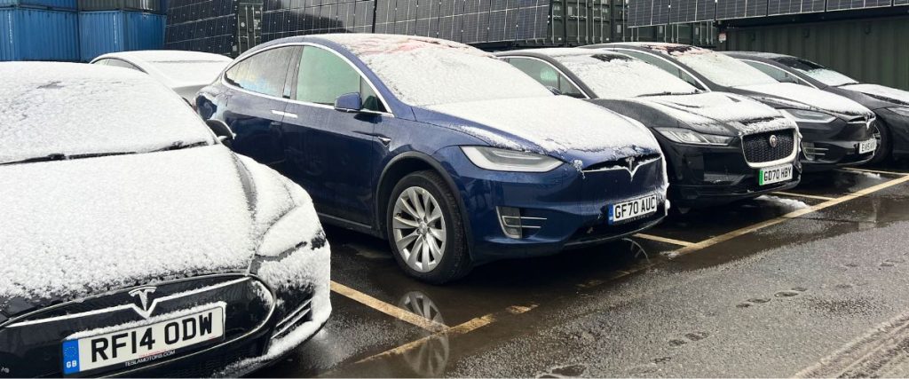 Driving an electric vehicle in winter